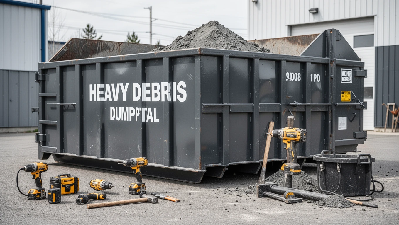 Heavy Debris Dumpster Rental